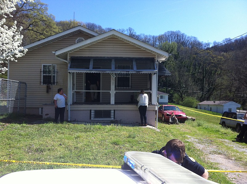 A 19-year-old woman was shot in the neck at 1206 Lewis St. on Tuesday, Mar. 15, 2016, in Chattanooga, Tenn.