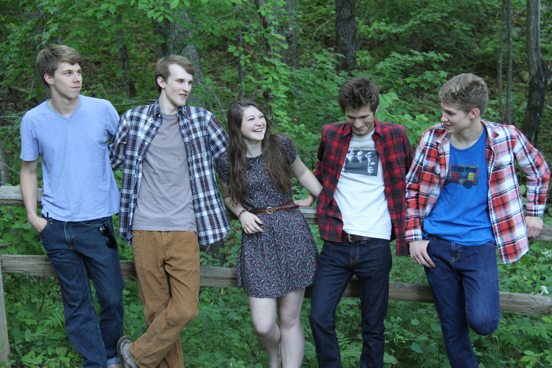 High Meadows Communion is Noelle Alexander, Sam Anderson, Wil Markham, Austin Sawyer and Daniel Sawyer.