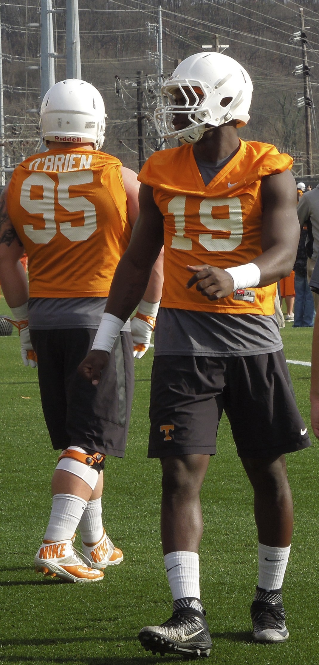 Tennessee defensive lineman Darrell Taylor has been getting plenty of time during spring practice because of injuries to several key players.