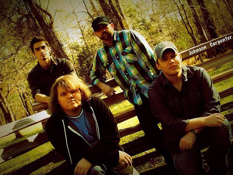 Clockwise from left are Johnson Carpenter Band's Trevor Veal, Casey Carpenter, Josh Johnson and Joseph Smith.