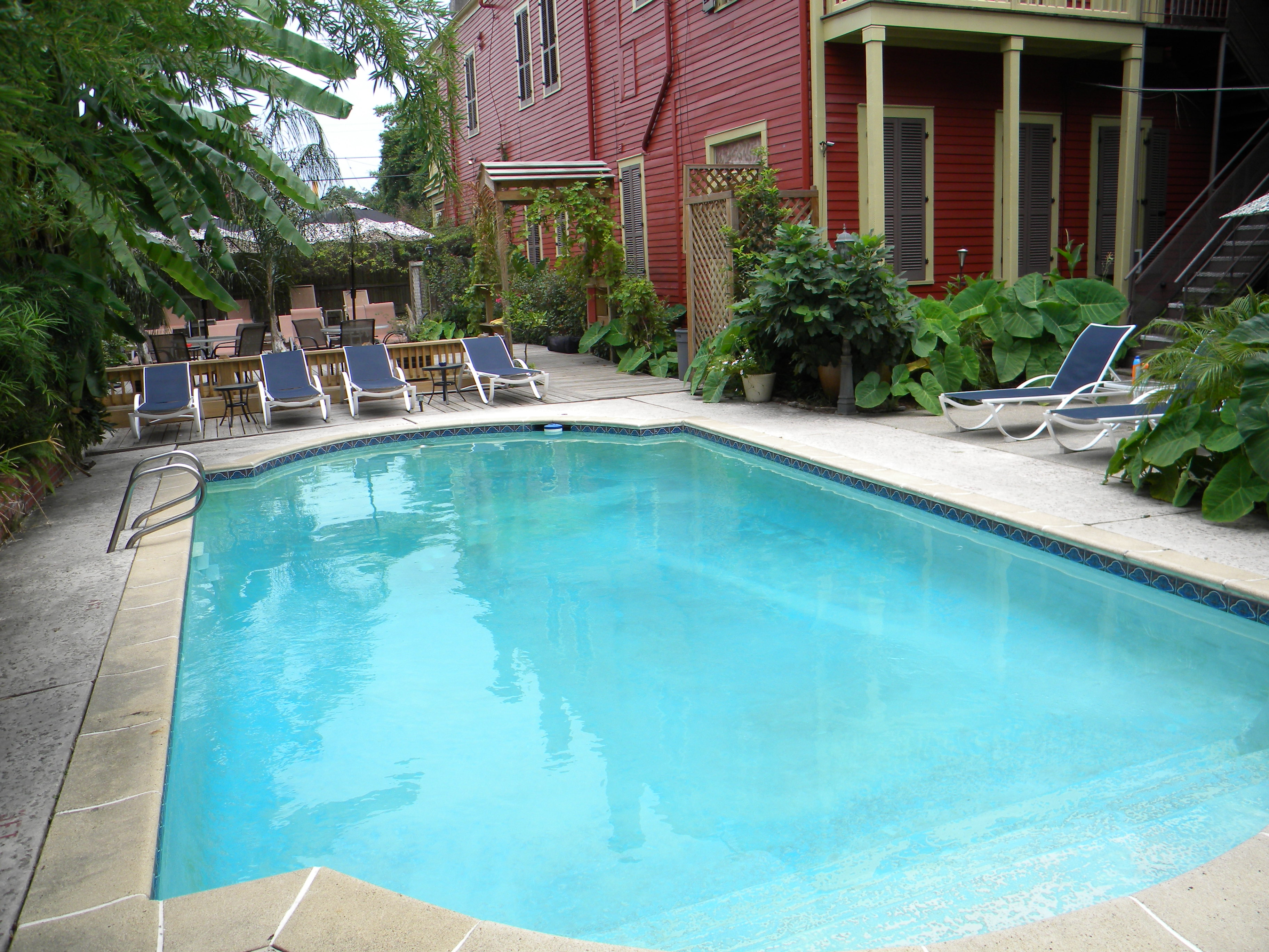 Spend a lazy afternoon lounging by the Maison de Macarty's pool or soaking up the sun on its large deck.