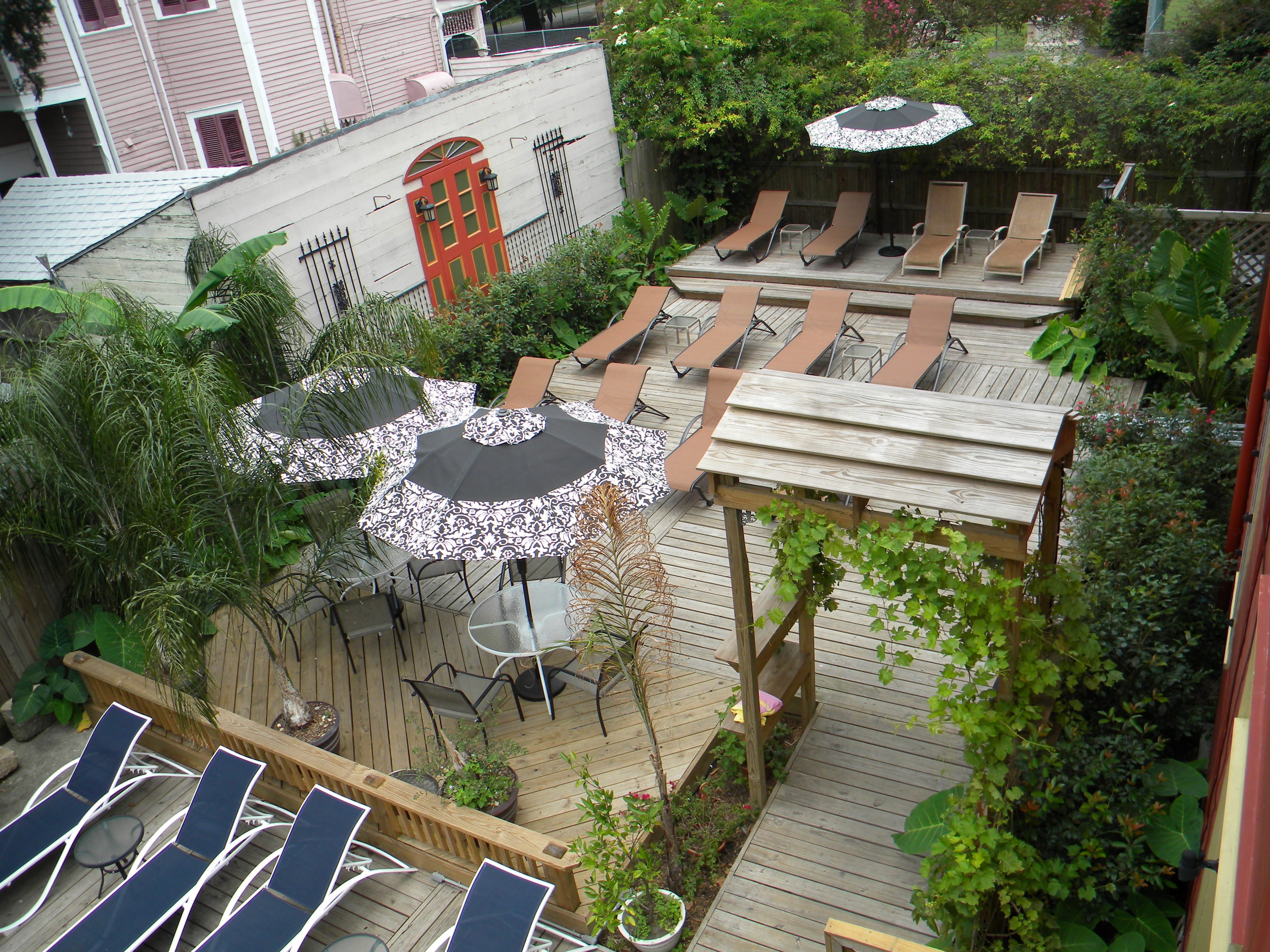 Spend a lazy afternoon lounging by the Maison de Macarty's pool or soaking up the sun on its large deck.