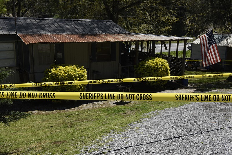 This home in the 1100 block of Birmingham Highway was the scene of a shooting Sunday morning in Chattanooga.