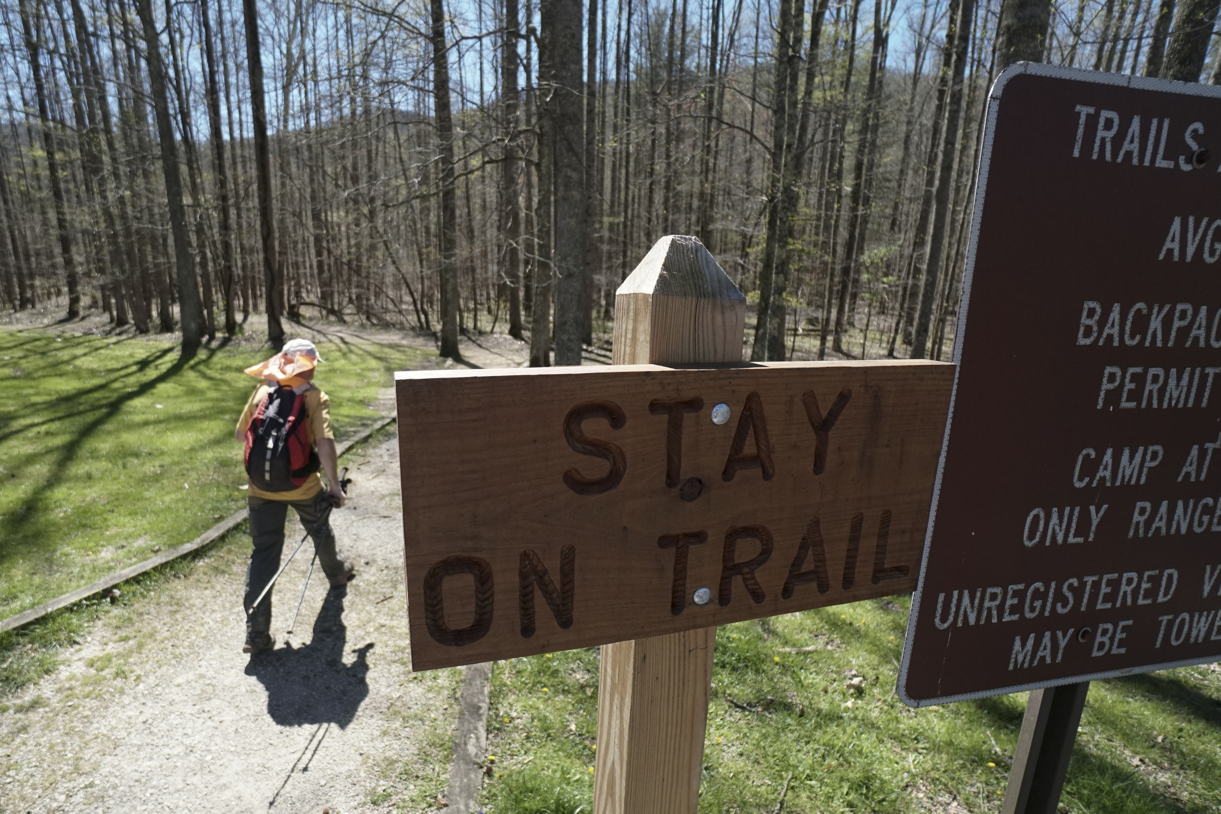 Staff Photo by Dan Henry / The Chattanooga Times Free Press- 4/3/16. Dale Holdaway, originally from Michigan currently living in Brazil, heads out for his third loop to attempt the