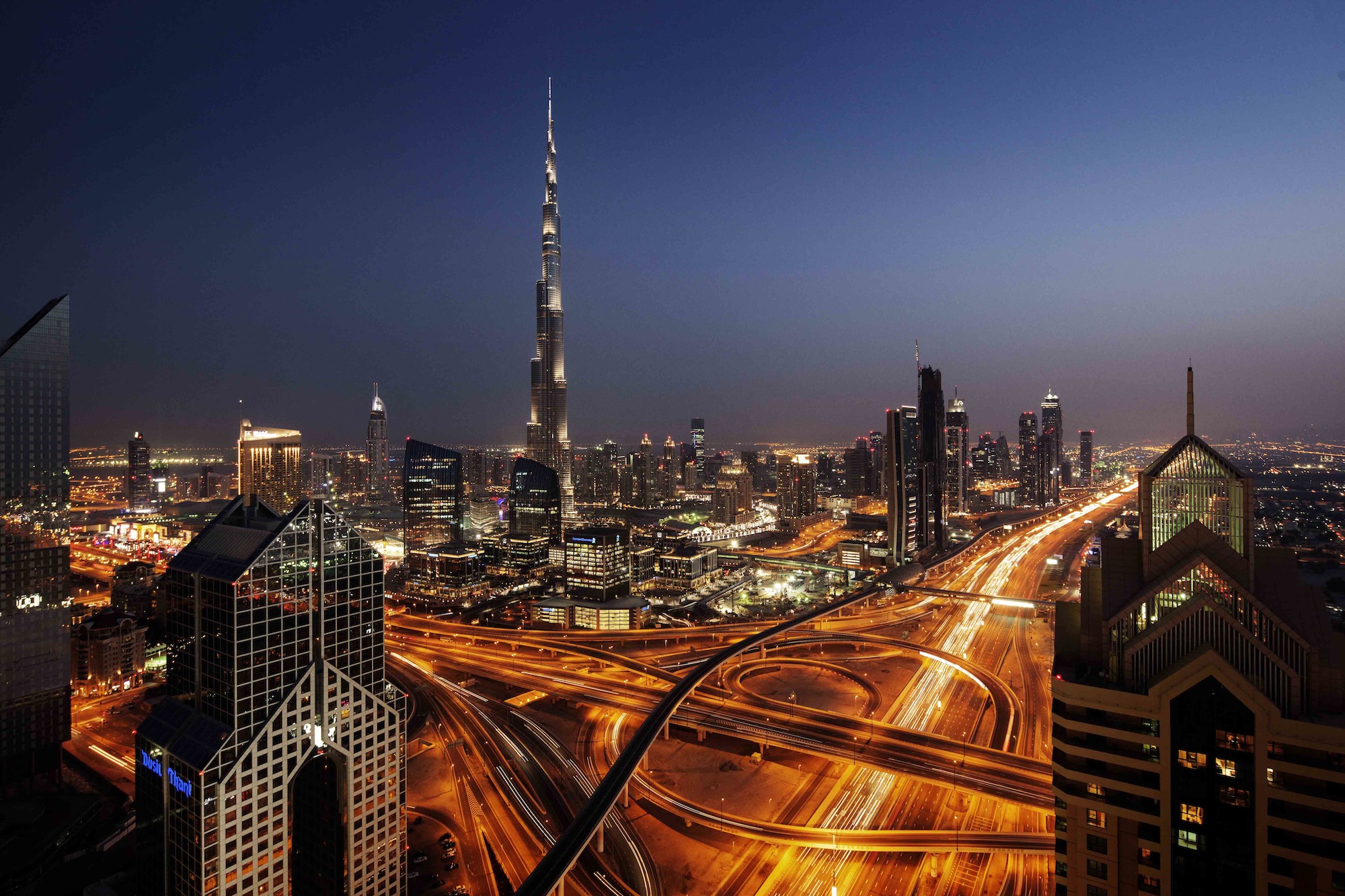 Dubai's Burj Khalifa is the tallest structure in the world at 2,722 feet.