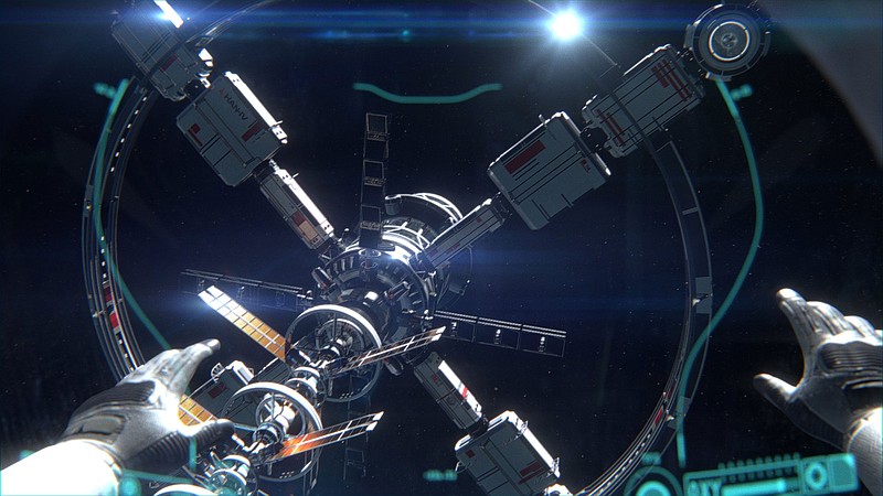 "Adr1ft" focuses on a marooned, amnesiac astronaut's attempts to survive the shattered remains of a space station that has been mysteriously destroyed.