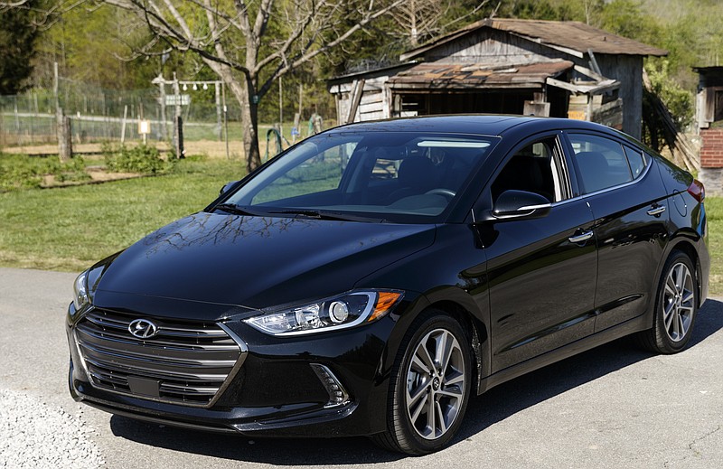 The 2017 Hyundai Elantra is seen Tuesday, March 5, 2016, in Chattanooga, Tenn.