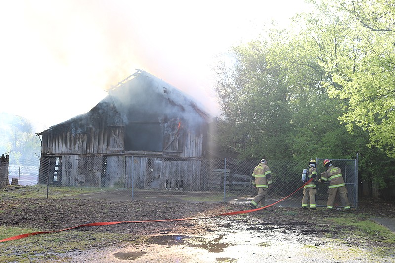 A dilapidated, historic barn at the 2800 block of Harrison Pike has been the target of two suspected arson attempts this week according to authorities who investigated both incidents.