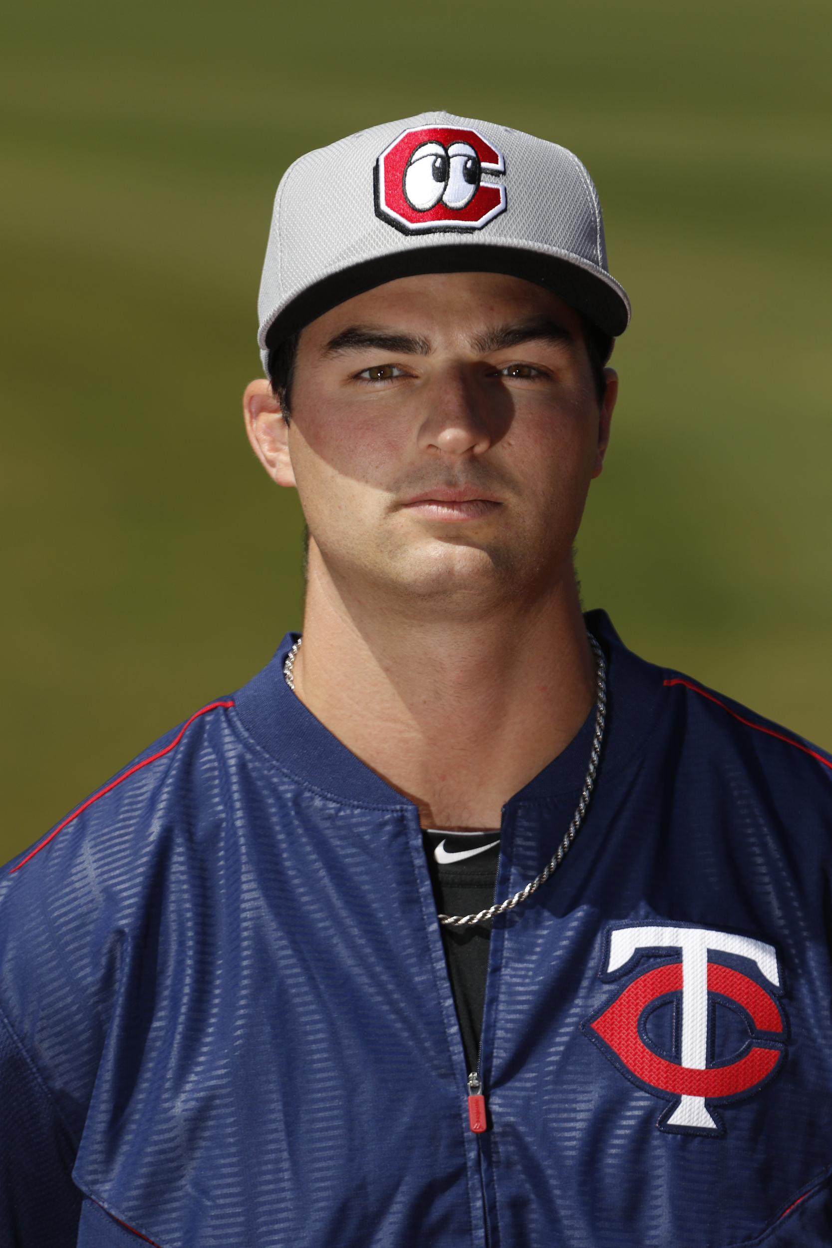 Staff Photo by Dan Henry / The Chattanooga Times Free Press- 4/5/16. Mason Melotakis (19) - 2016 Lookouts baseball media day at AT&T field on April 5, 2016.