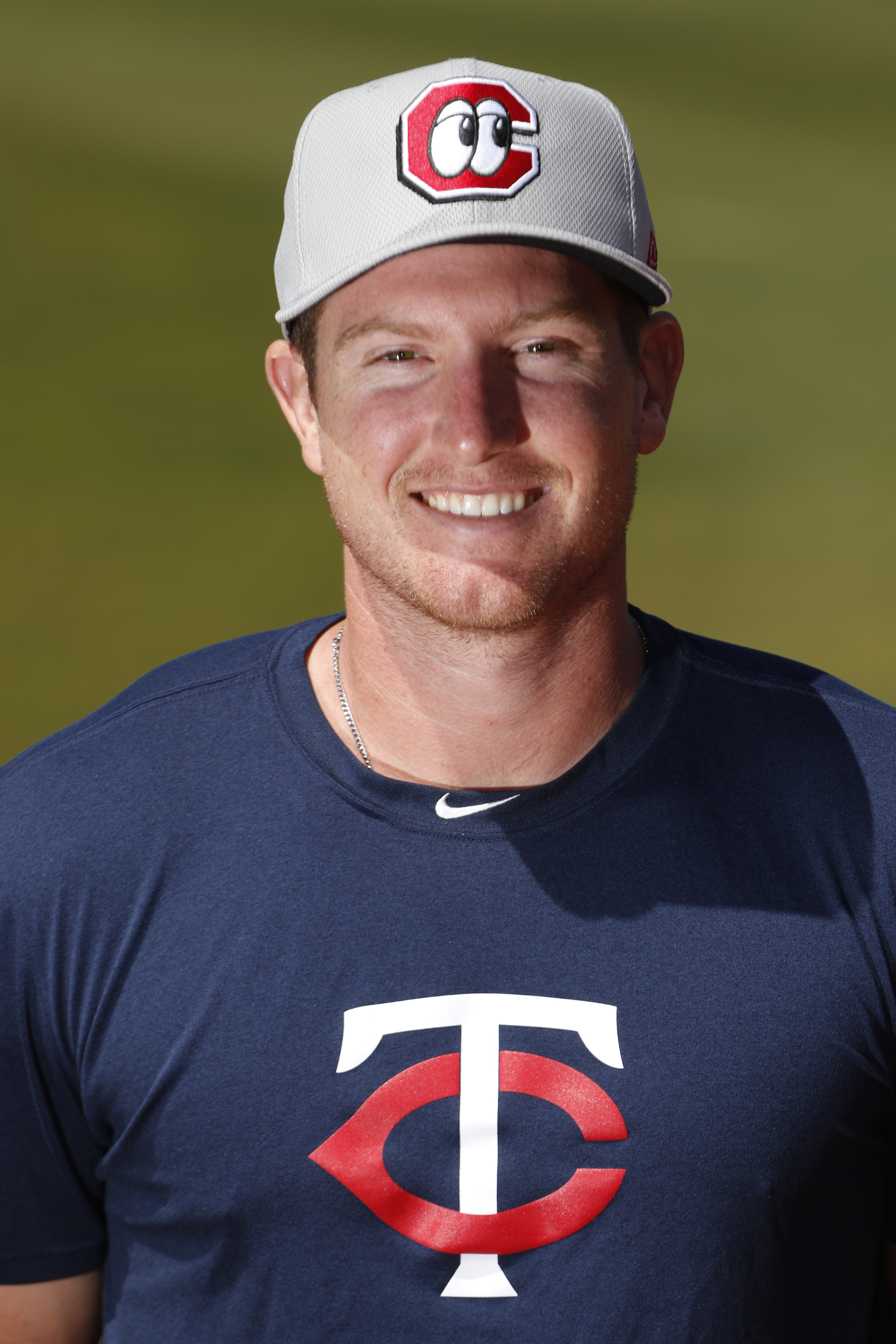 Staff Photo by Dan Henry / The Chattanooga Times Free Press- 4/5/16. Travis Harrison (17) - 2016 Lookouts baseball media day at AT&T field on April 5, 2016.