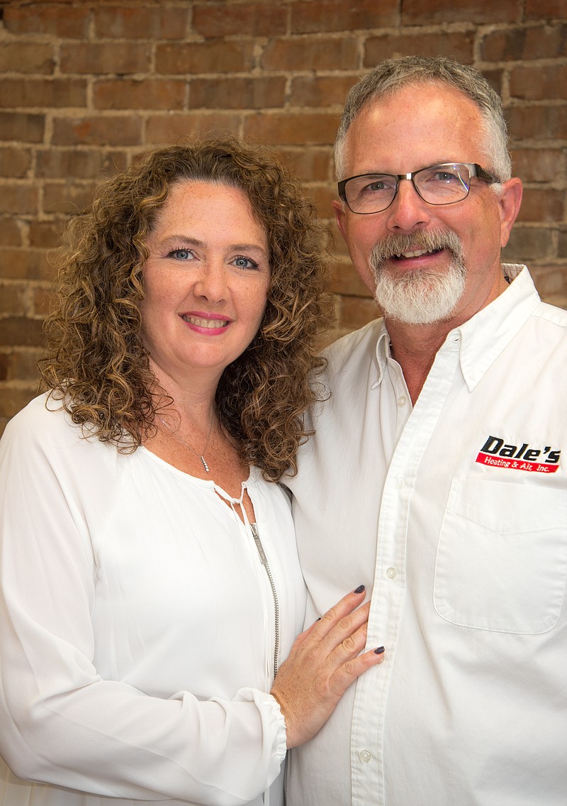 Tricia and Dale Taylor are owners of Dale's Heating Cooling Plumbing.