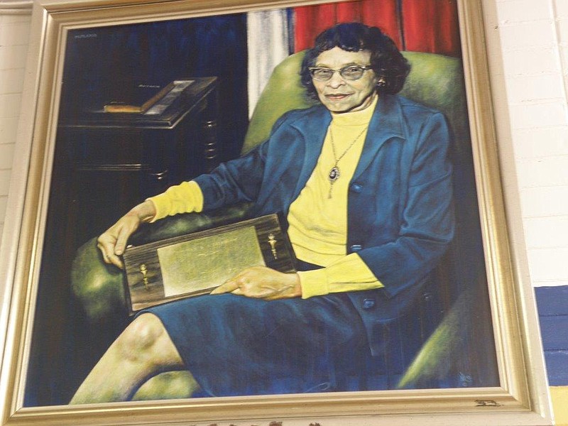 A painting of The Rev. Sallie Crenshaw