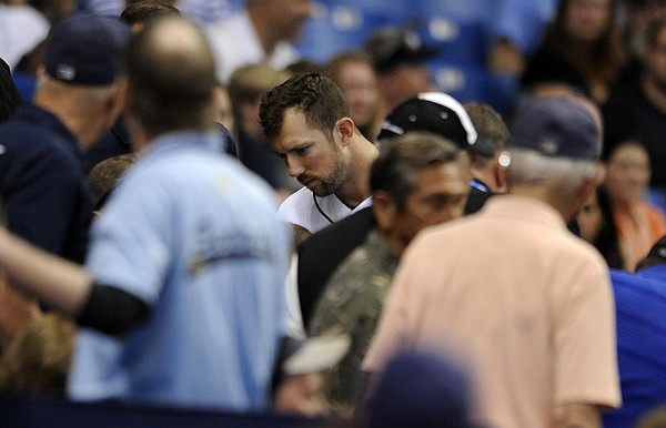 Garcia's bat flies into stands Saturday night, striking White Sox fan