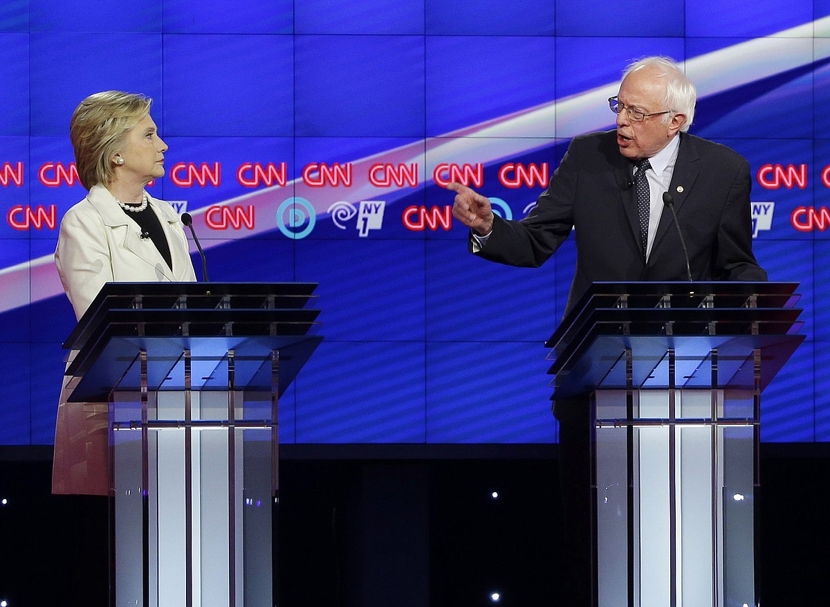 AP FACT CHECK: Clinton vs. Sanders on Wall Street | Chattanooga Times ...