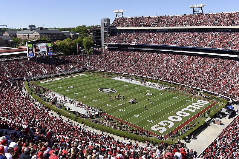 New Georgia football coach Kirby Smart would like to see Saturday's full house at Sanford Stadium translate into recruiting success.