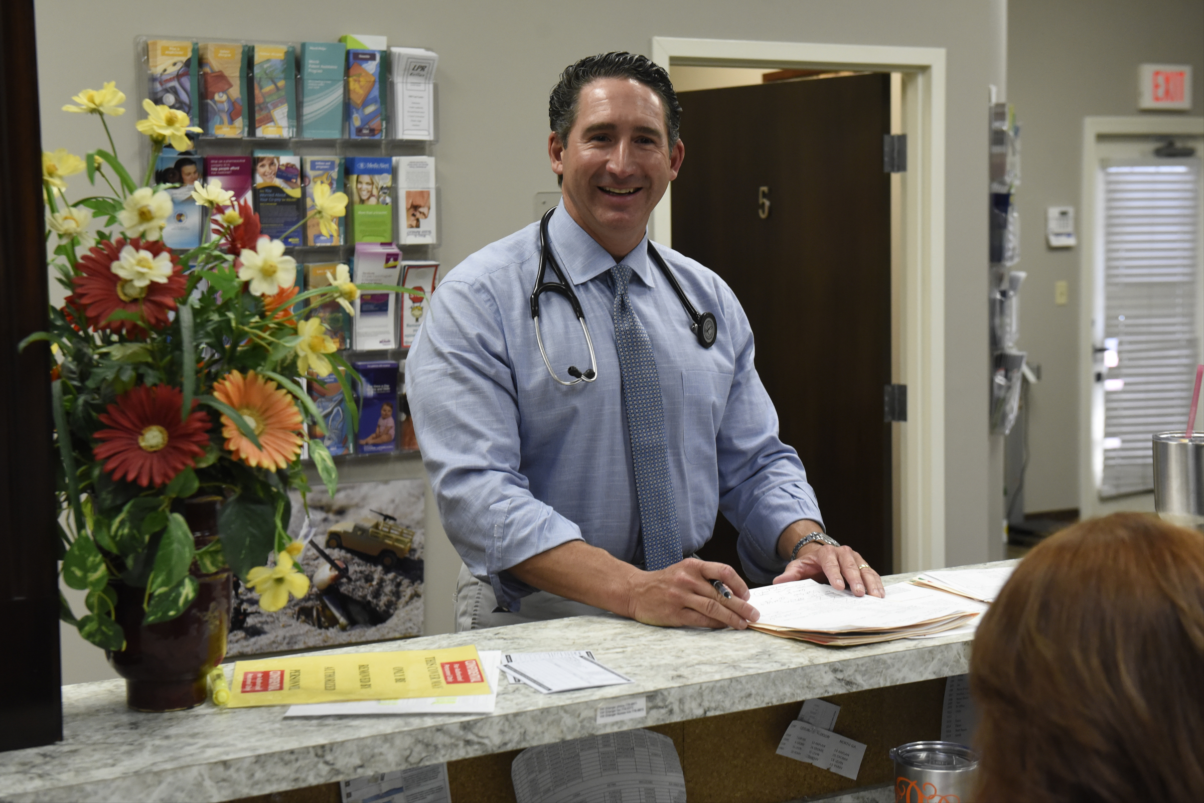 Dr. Mark Cromie is photographed in his offices at the Chattanooga Allergy Clinic near Northgate on Monday, Apr. 4, 2016, in Chattanooga, Tenn.