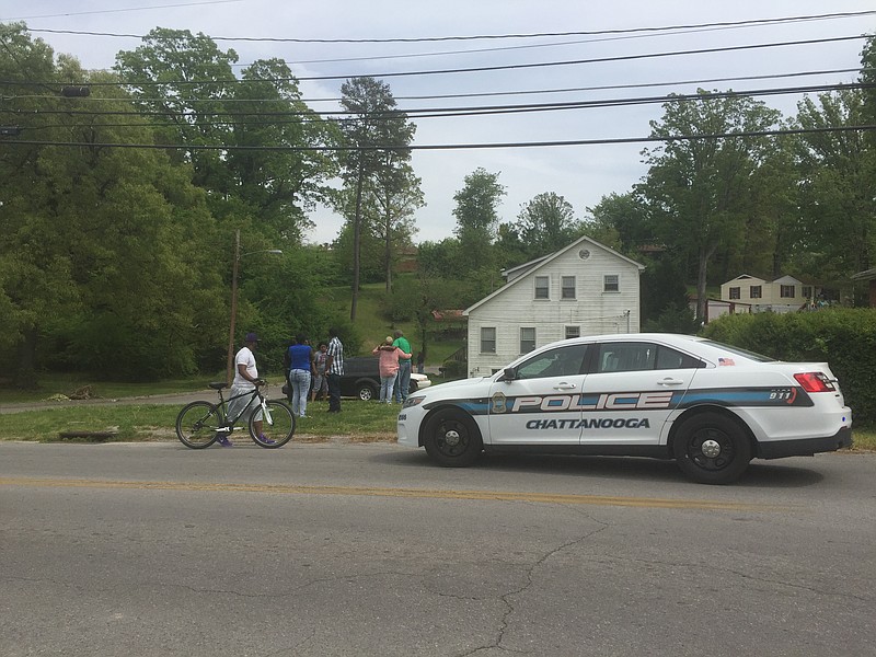 Police responded to the scene of a reported shooting on Biltmore Drive.