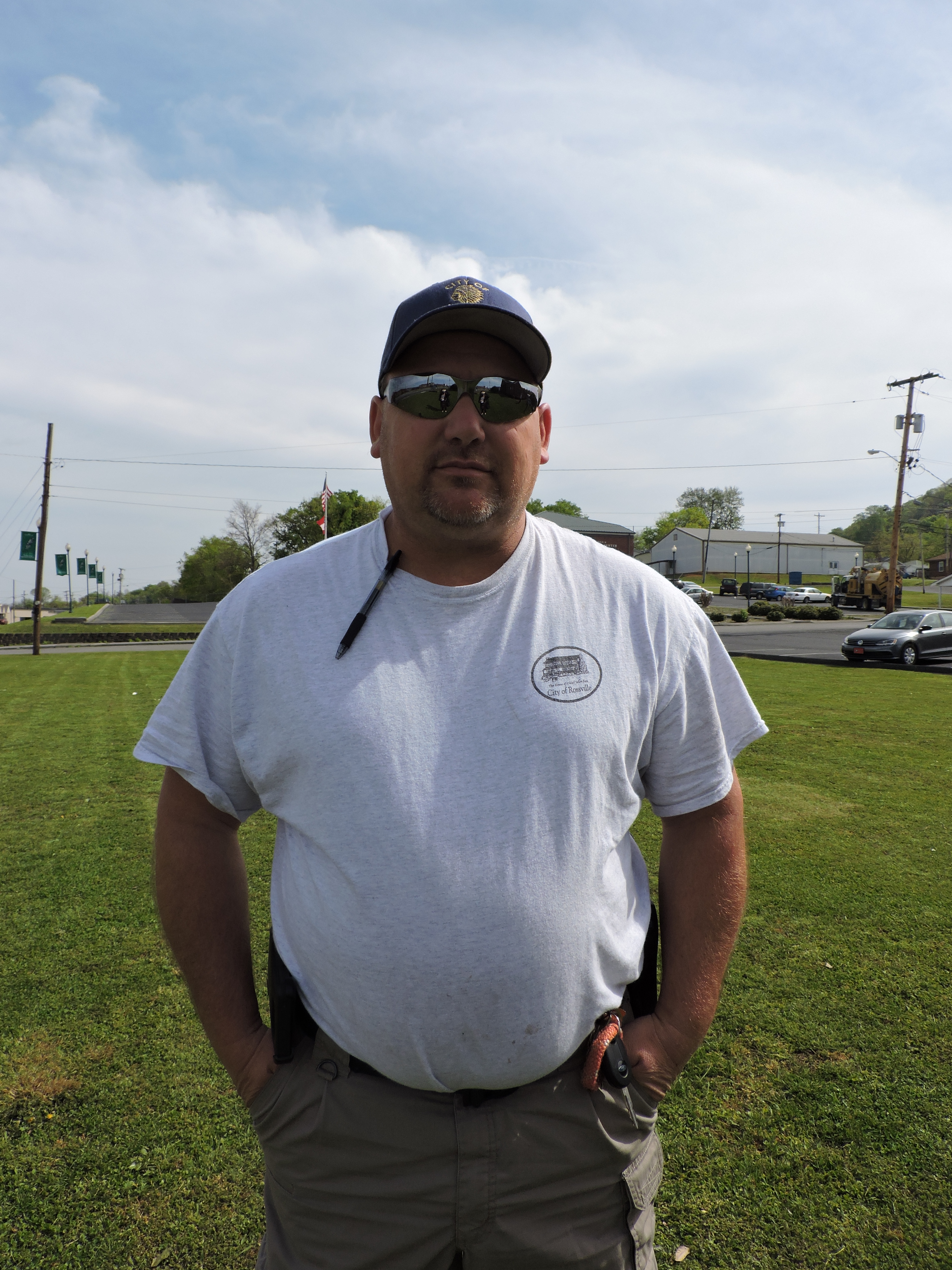 Rossville Public Works Director Mark Harris