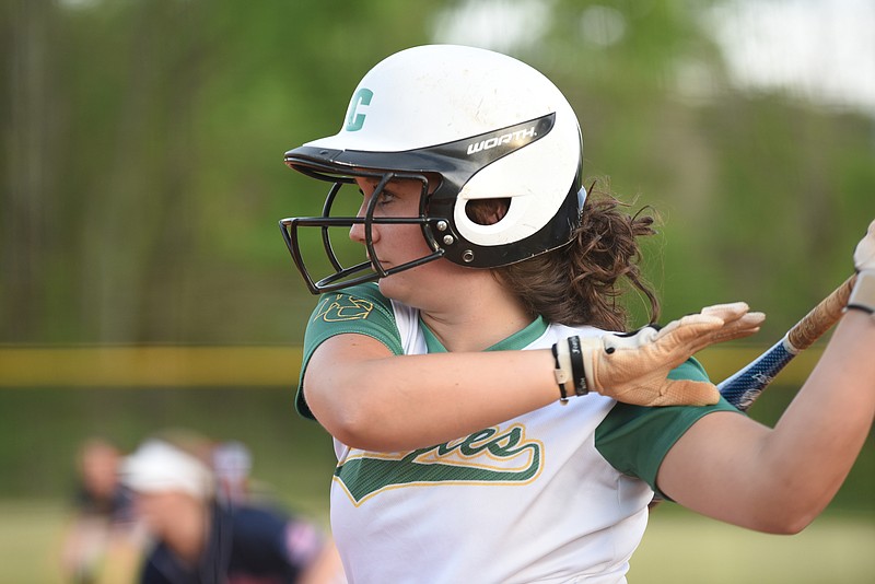 Two years ago, Rhea County High School softball player Hannah DeArman suffered an injury to her right (throwing) arm that could have ended her playing career. But she learned to throw left-handed and is back on the field this season.