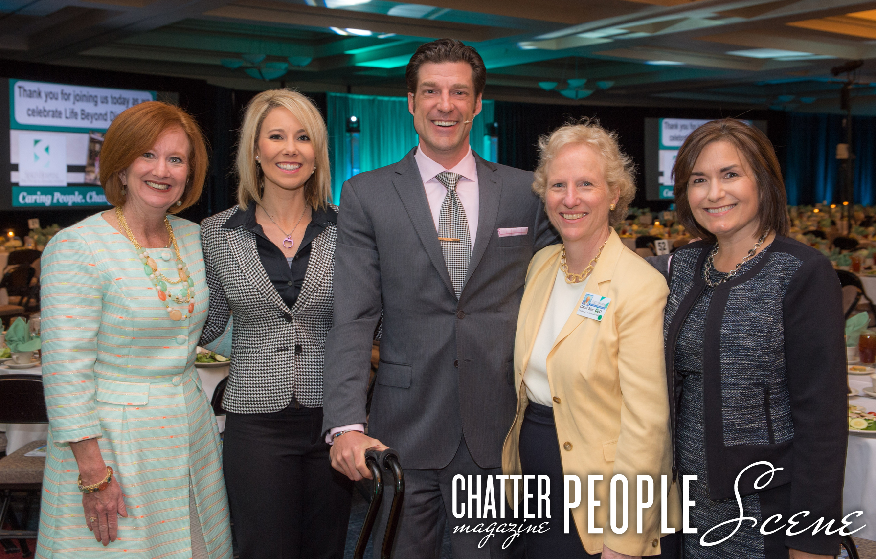 Tersea Dinger, Shawna & Grant Krogan, Carol Sim and Pam McKinney
