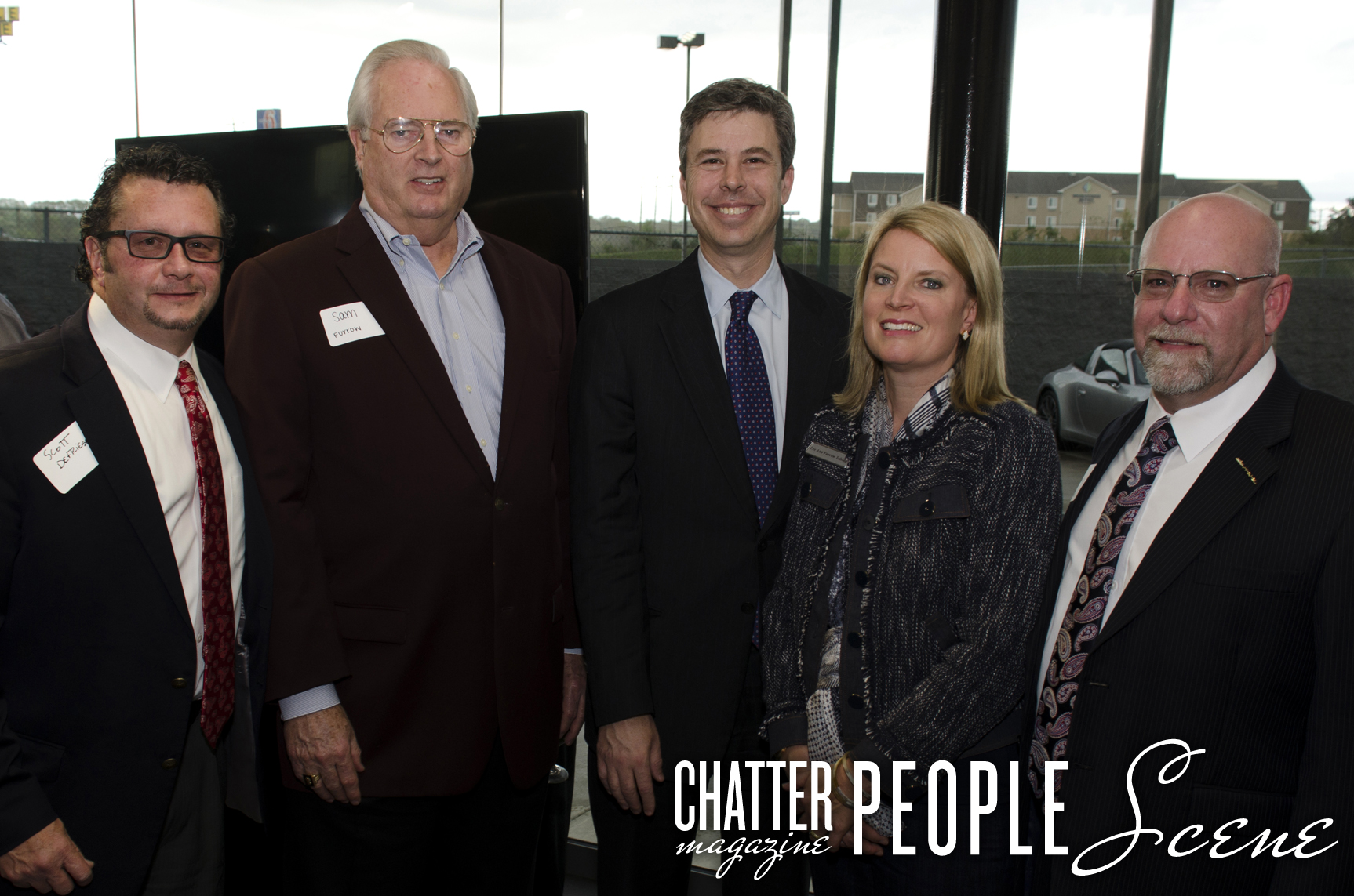Scott Defriese, Sam Furrow, Mayor Andy Berke, Lee Ann Furrow Tolsma, James van der Merwe