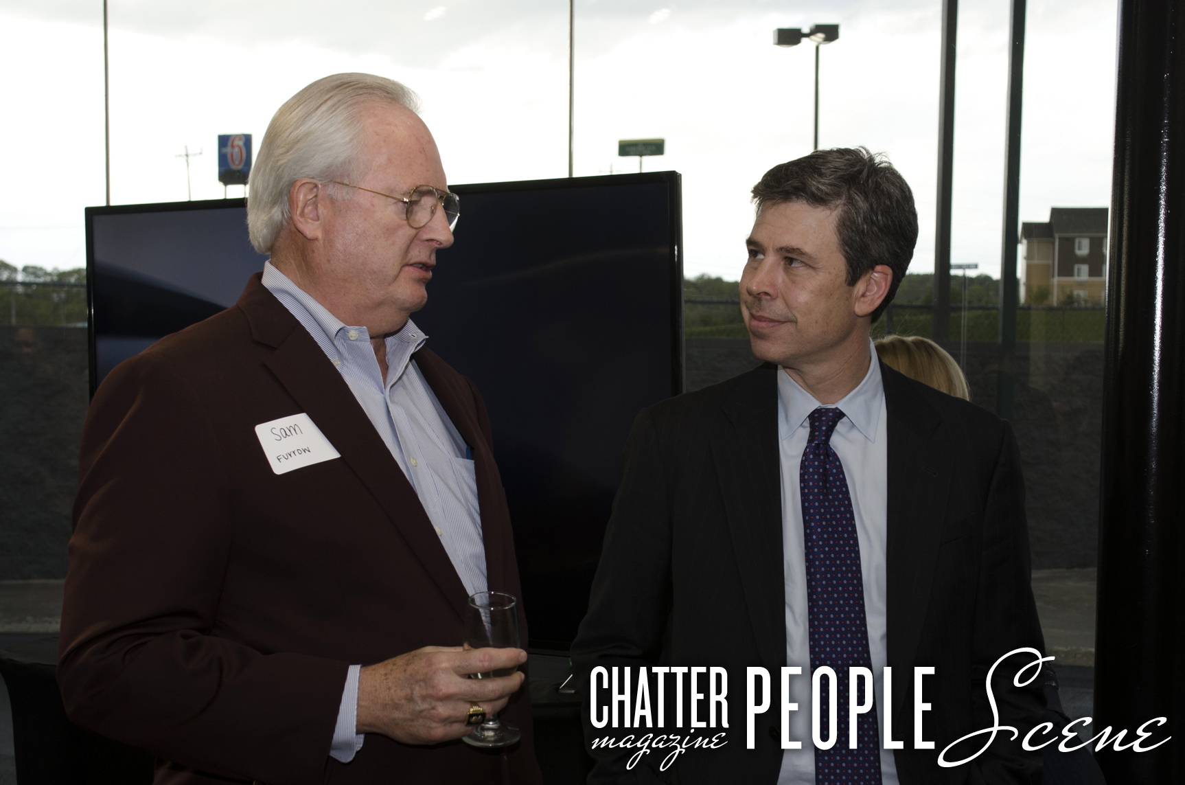 Sam Furrow and Mayor Andy Berke