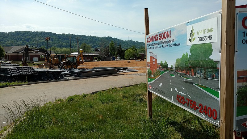 White Oak Crossing, a $10 million shopping center going up in Ooltewah, will include a new Aldi.