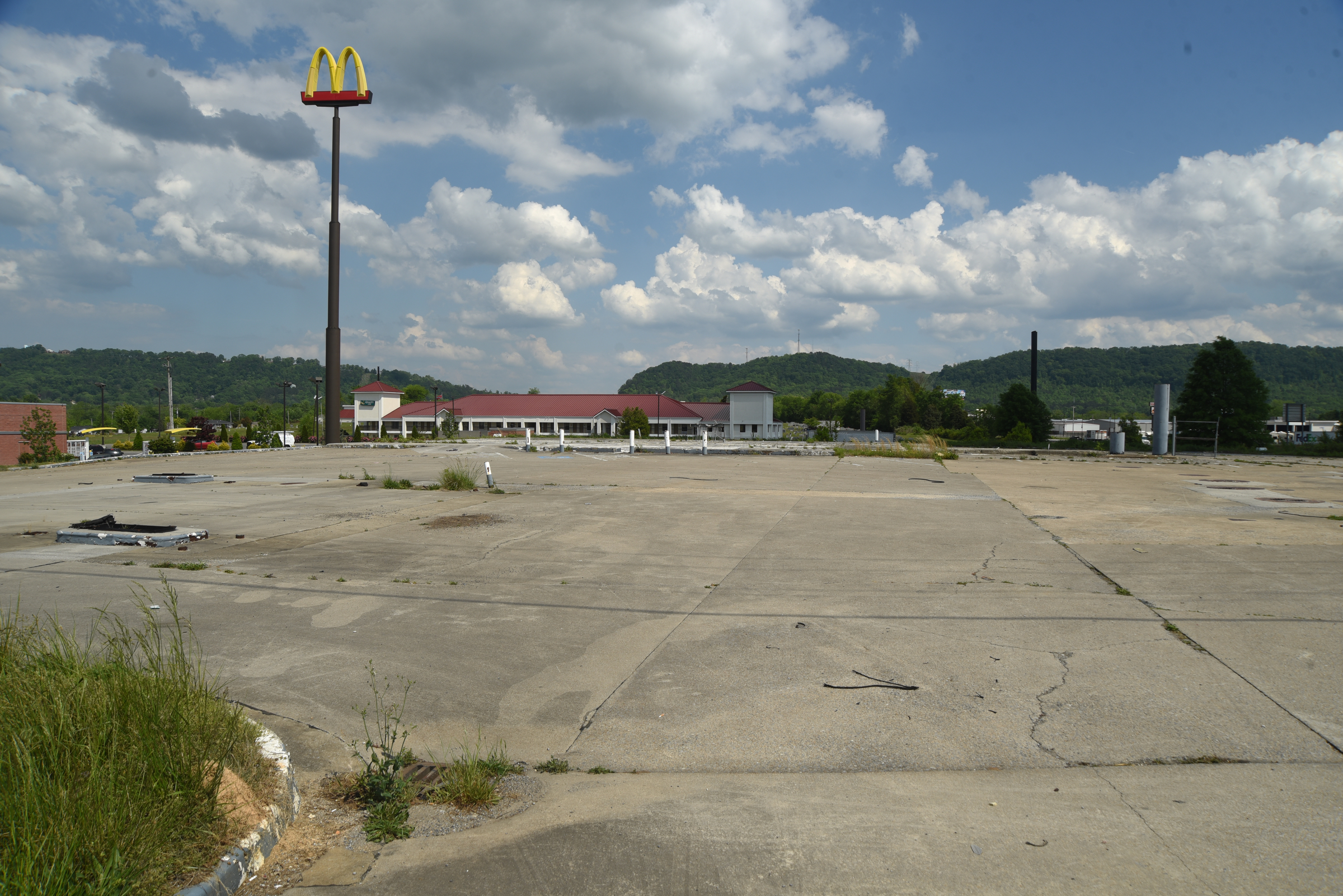 A lot remains empty Monday, April 25, 2016 on Alabama Highway in Ringgold, Ga. The original building was destroyed when tornadoes hit the area five years ago.