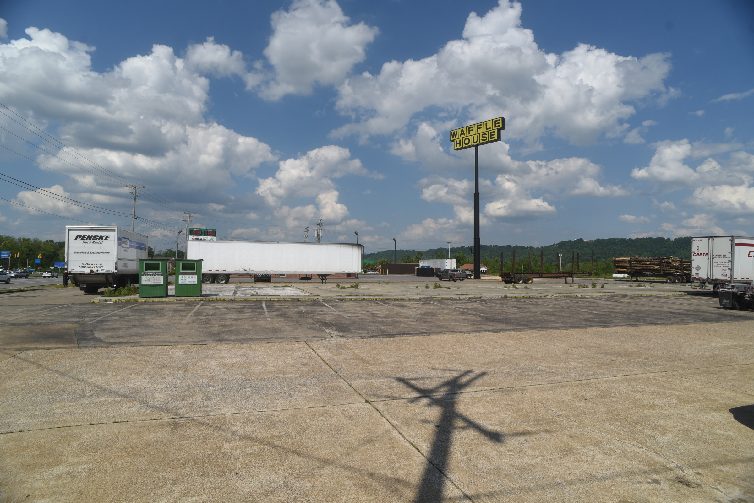 A lot remains empty Monday, April 25, 2016 on Alabama Highway in Ringgold, Ga. The original building was destroyed when tornadoes hit the area five years ago.