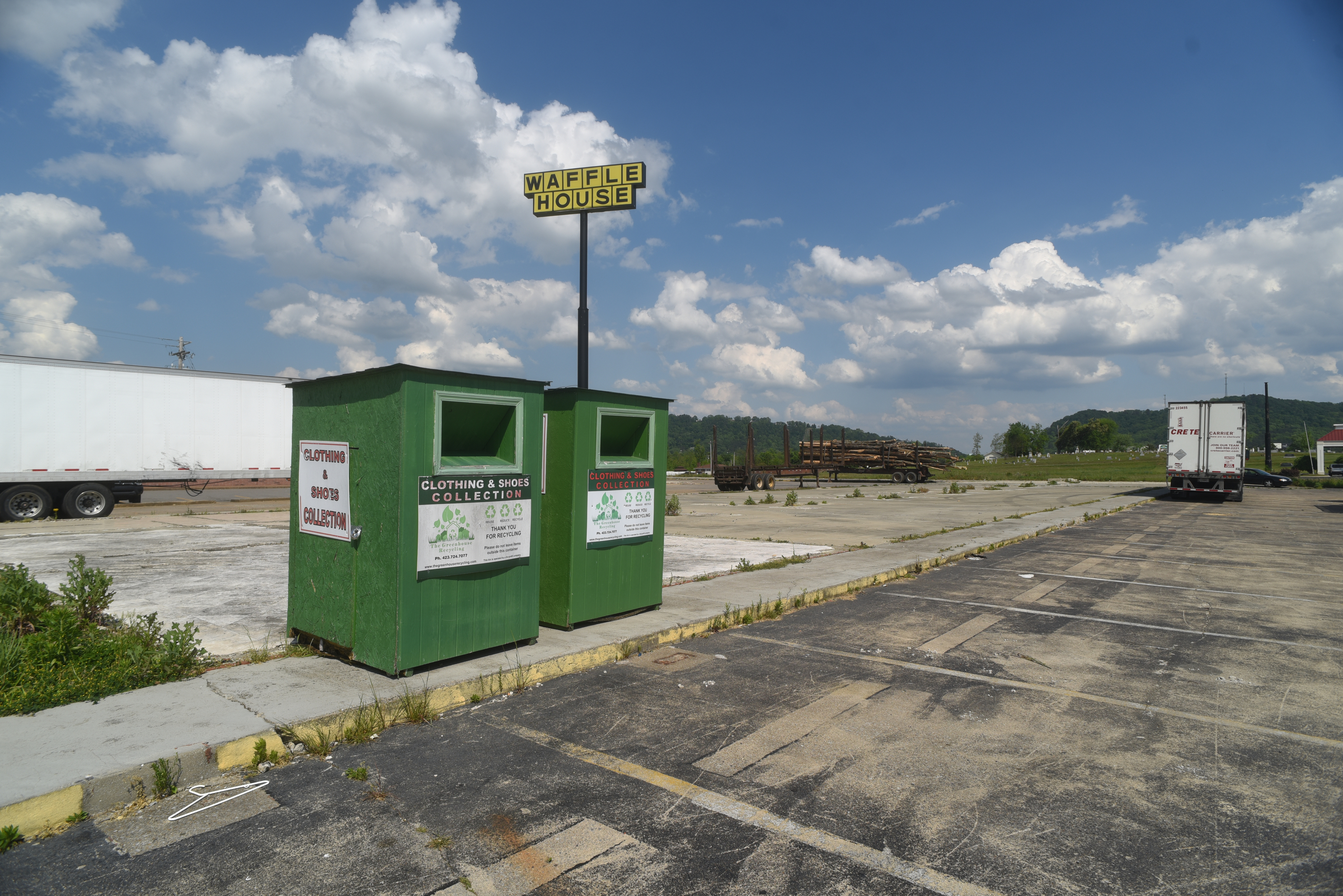 A lot remains empty Monday, April 25, 2016 on Alabama Highway in Ringgold, Ga. The original building was destroyed when tornadoes hit the area five years ago.