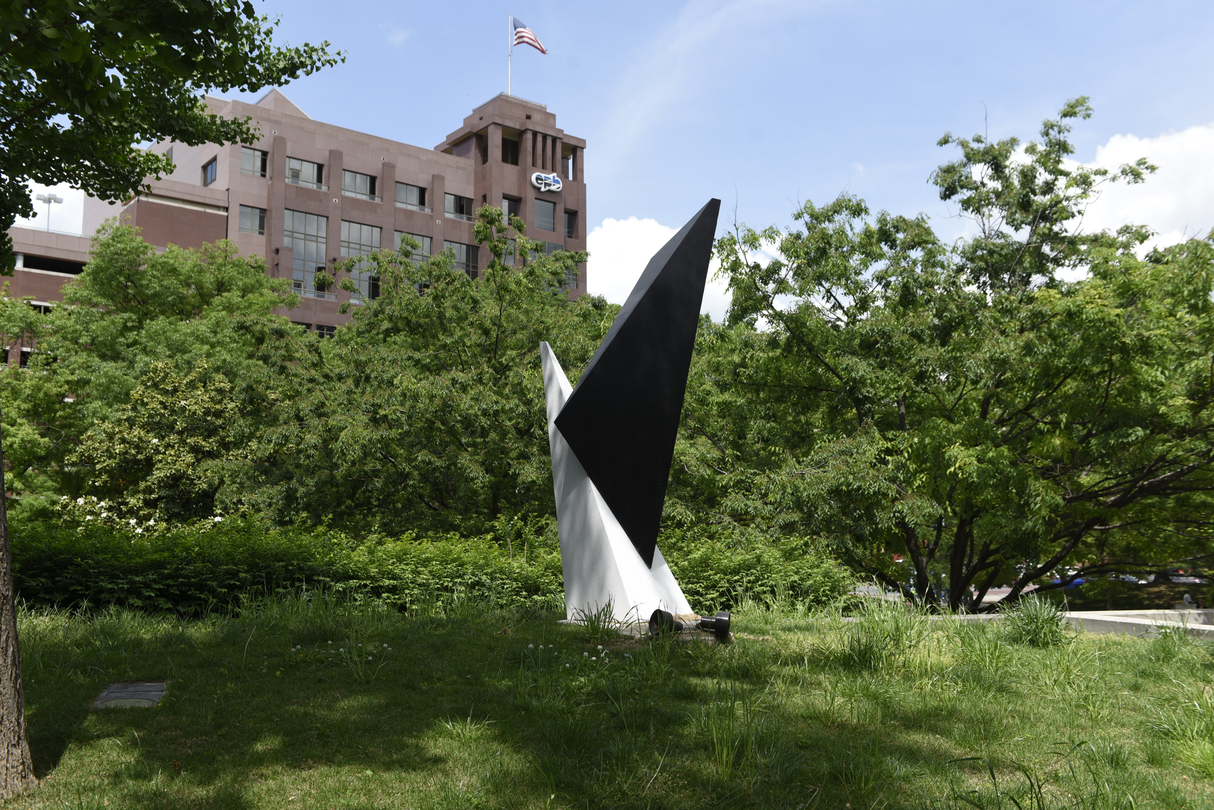 Public art at Miller Park is photographed on Wednesday, Apr. 27, 2016, in Chattanooga, Tenn.