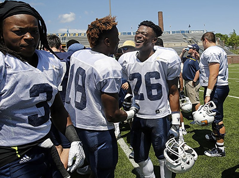 Ke'Von Hall (26) and Dee Virgin (3) have been dismissed from the UTC football program.