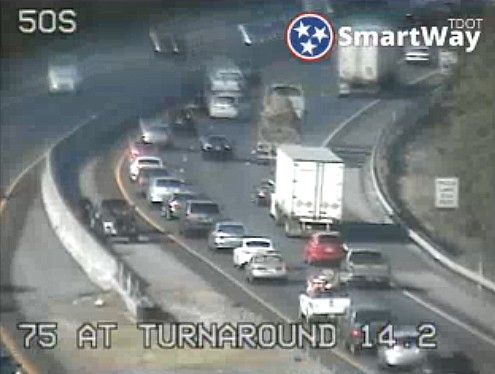 A multi-vehicle crash has traffic stalled on Interstate 75 northbound at mile marker 15 between Ooltewah and Cleveland in Hamilton County, according to the Tennessee Department of Transportation website.