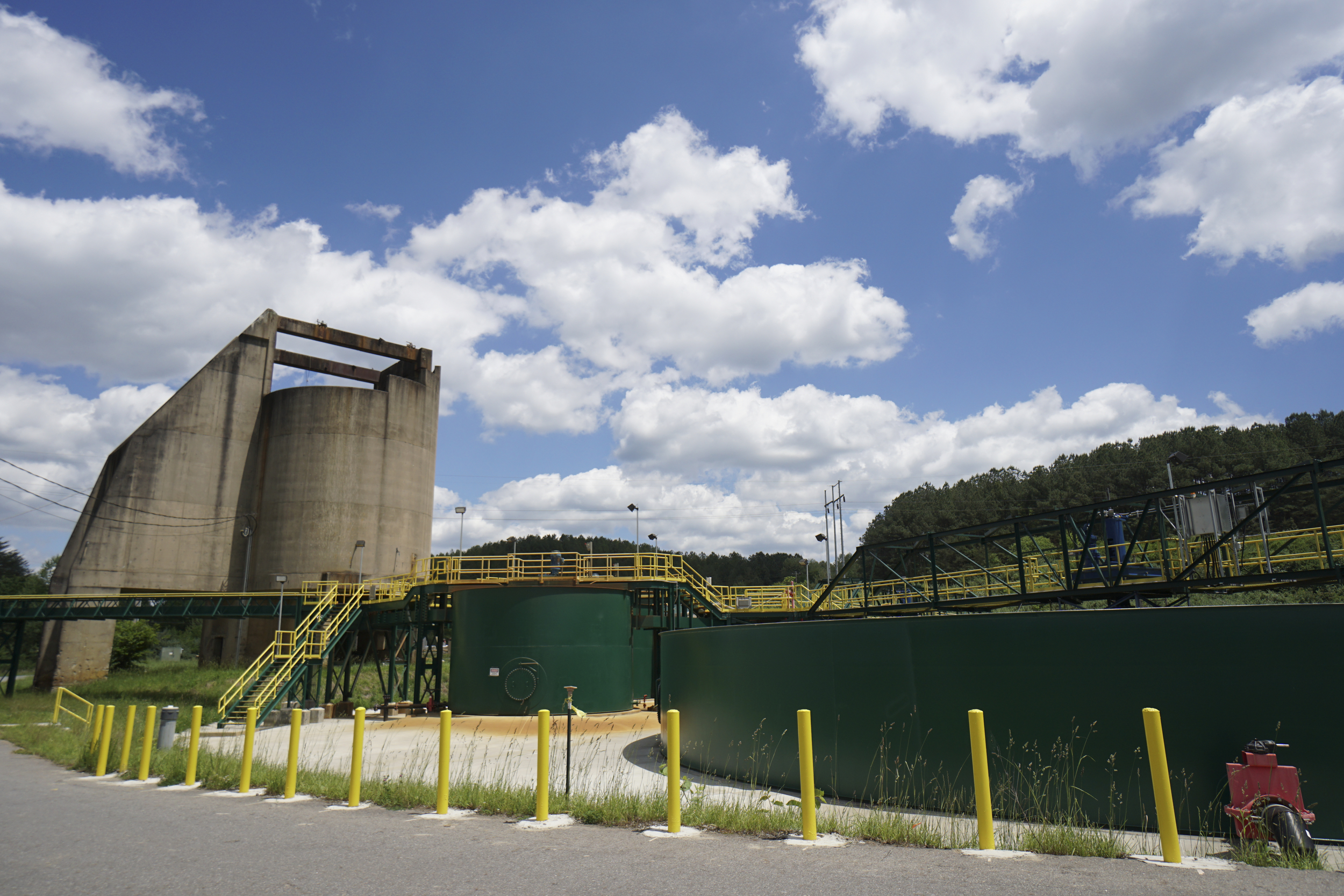 The North Potato Creek water treatment facility is cleaning water before it is distributed into the Ocoee River.