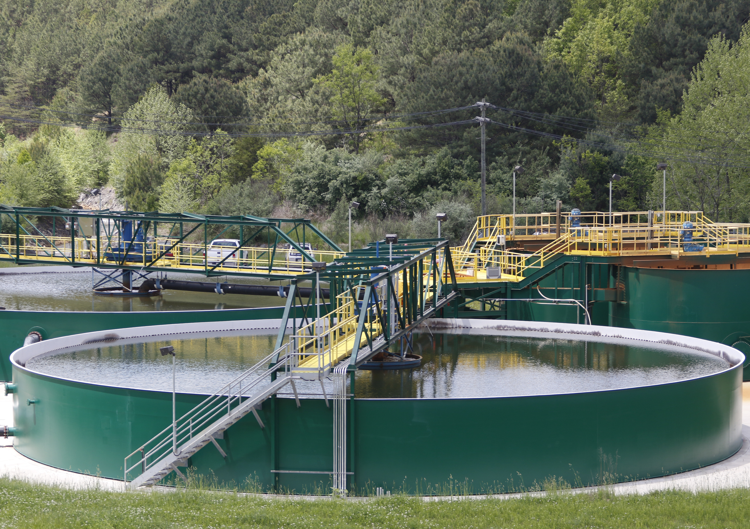 The North Potato Creek water treatment facility is cleaning water before it is distributed into the Ocoee River.