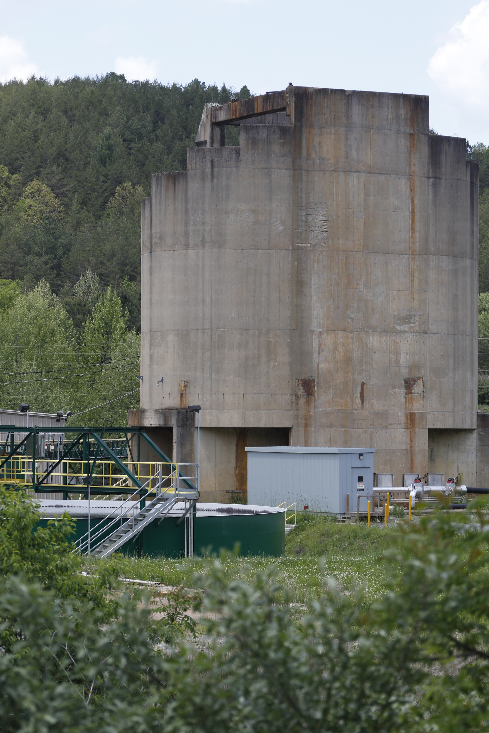 The North Potato Creek water treatment facility is cleaning water before it is distributed into the Ocoee River.