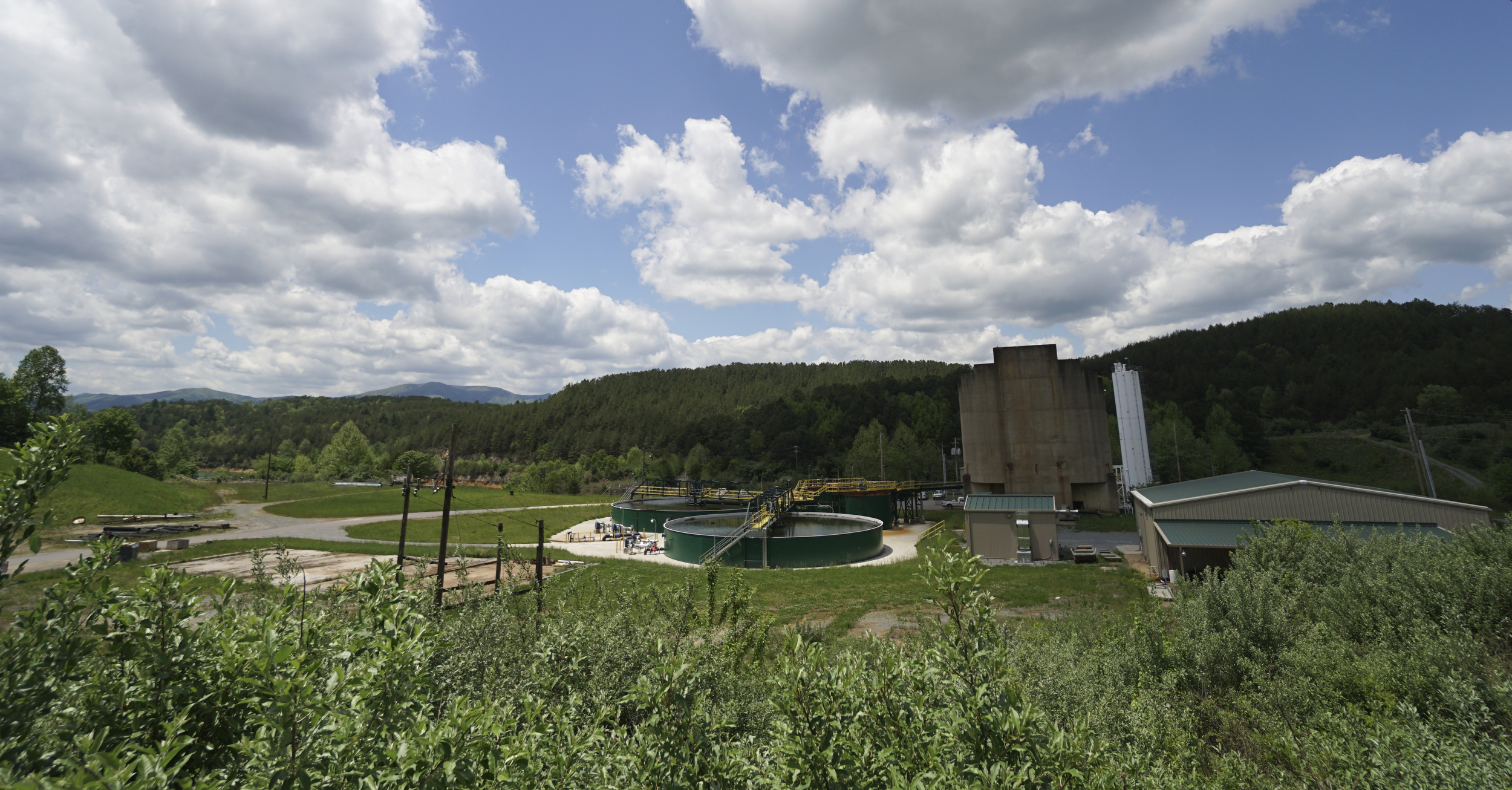 The North Potato Creek water treatment facility is cleaning water before it is distributed into the Ocoee River.