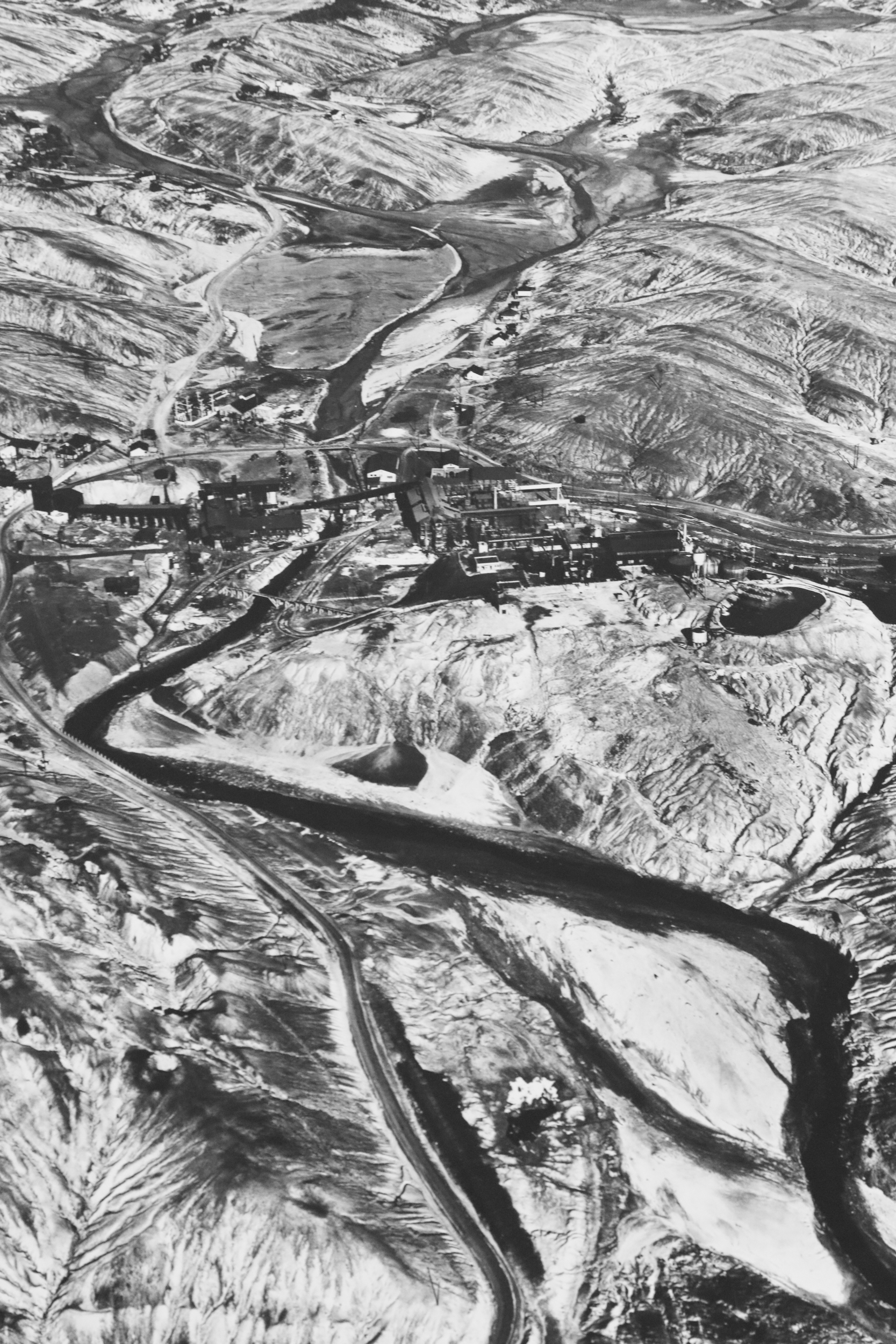 Images displayed in the Ducktown Basin Museum show the Copper Basin area and how mining that started in the 1850s damaged the landscape for over a century.