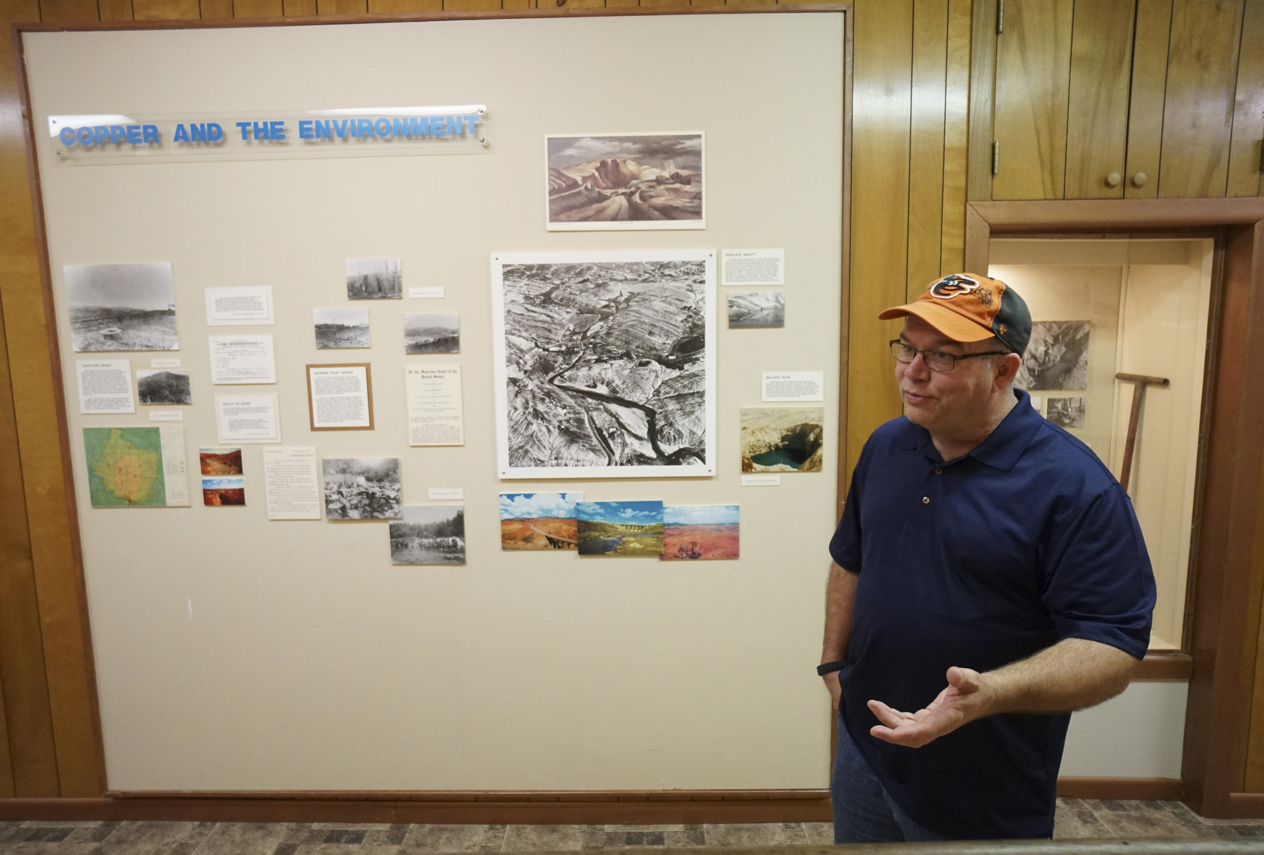 Ken Rush, director of the Ducktown Basin Museum, speaks about the Copper Basin area and how mining that started in the 1850s damaged the landscape for more than a century.