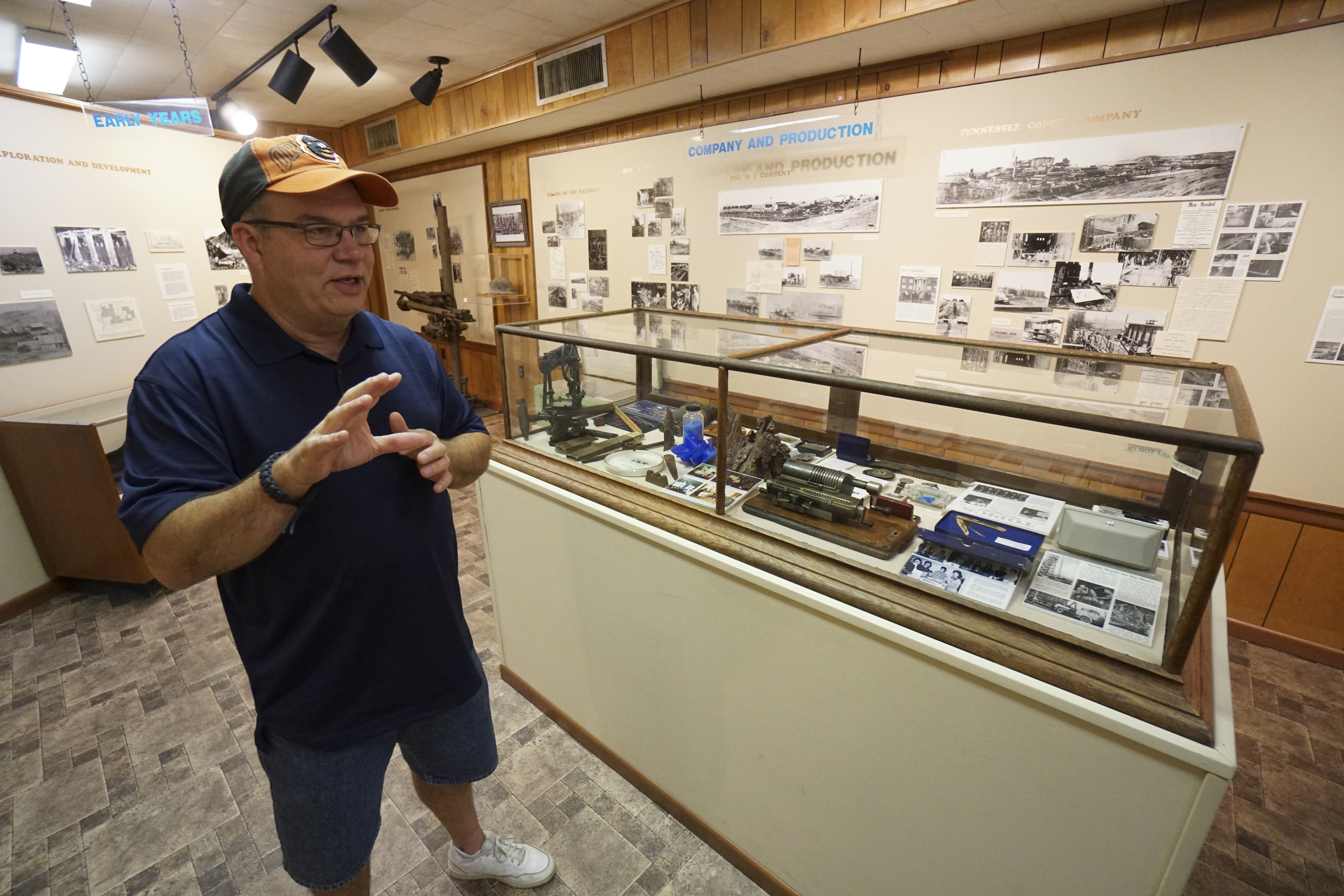 Ken Rush, director of the Ducktown Basin Museum, speaks about the Copper Basin area and how mining that started in the 1850s damaged the landscape for more than a century.