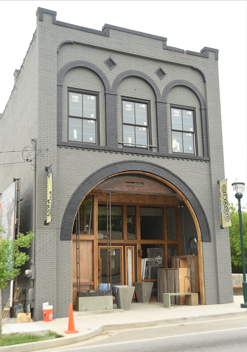 The former Glass House Collective building that was renovated.