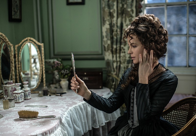 This image released by Roadside Attractions shows Kate Beckinsale in a scene from the film, "Love & Friendship."