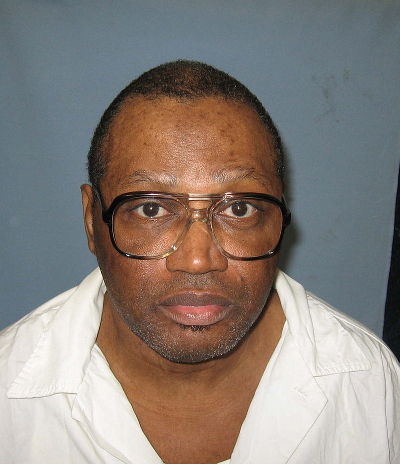 FILE - This undated file photo provided by the Alabama Department of Corrections shows Vernon Madison, who is scheduled to be executed for the 1985 murder of Mobile police officer Julius Schulte. Lawyers for an Alabama death row inmate have asked a federal court to stop his execution on May 12, 2016, saying that strokes and dementia have left him incompetent and unable to remember the murder he was convicted of committing or understand why he's about to be executed. (Alabama Department of Corrections, via AP, File)
