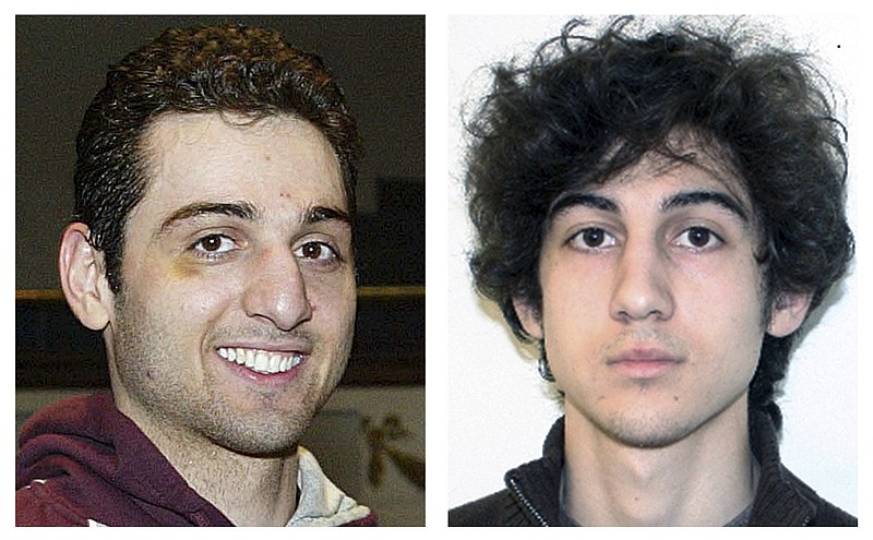 Brothers Tamerlan, left, and Dzhokhar Tsarnaev were the perpetrators of the 2013 Boston Marathon bombings.