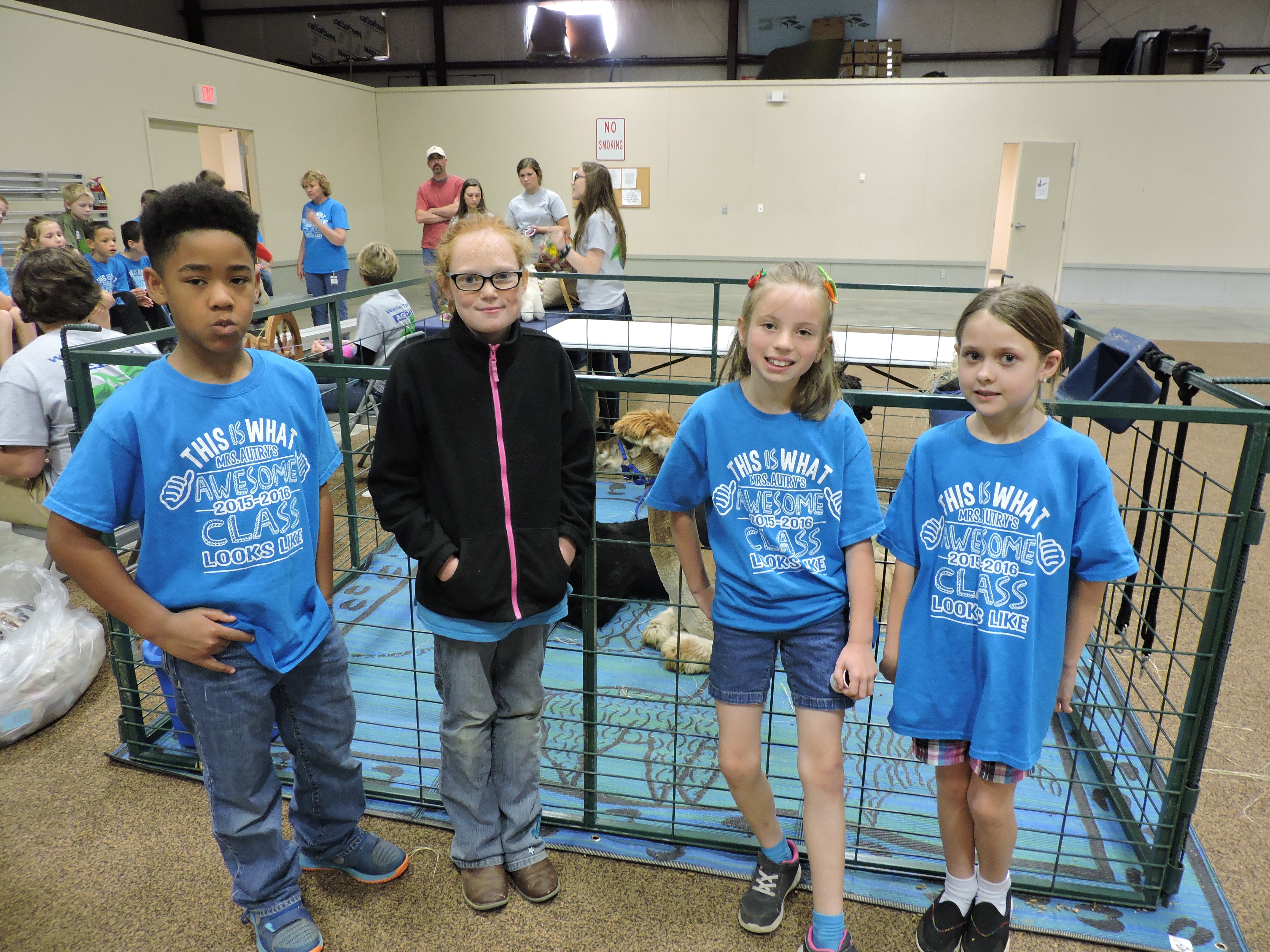 Cherokee Ridge Elementary School students from left are Jaishon McLin, Haley Durfee, Jayda Helton and Ruthie Bates.
