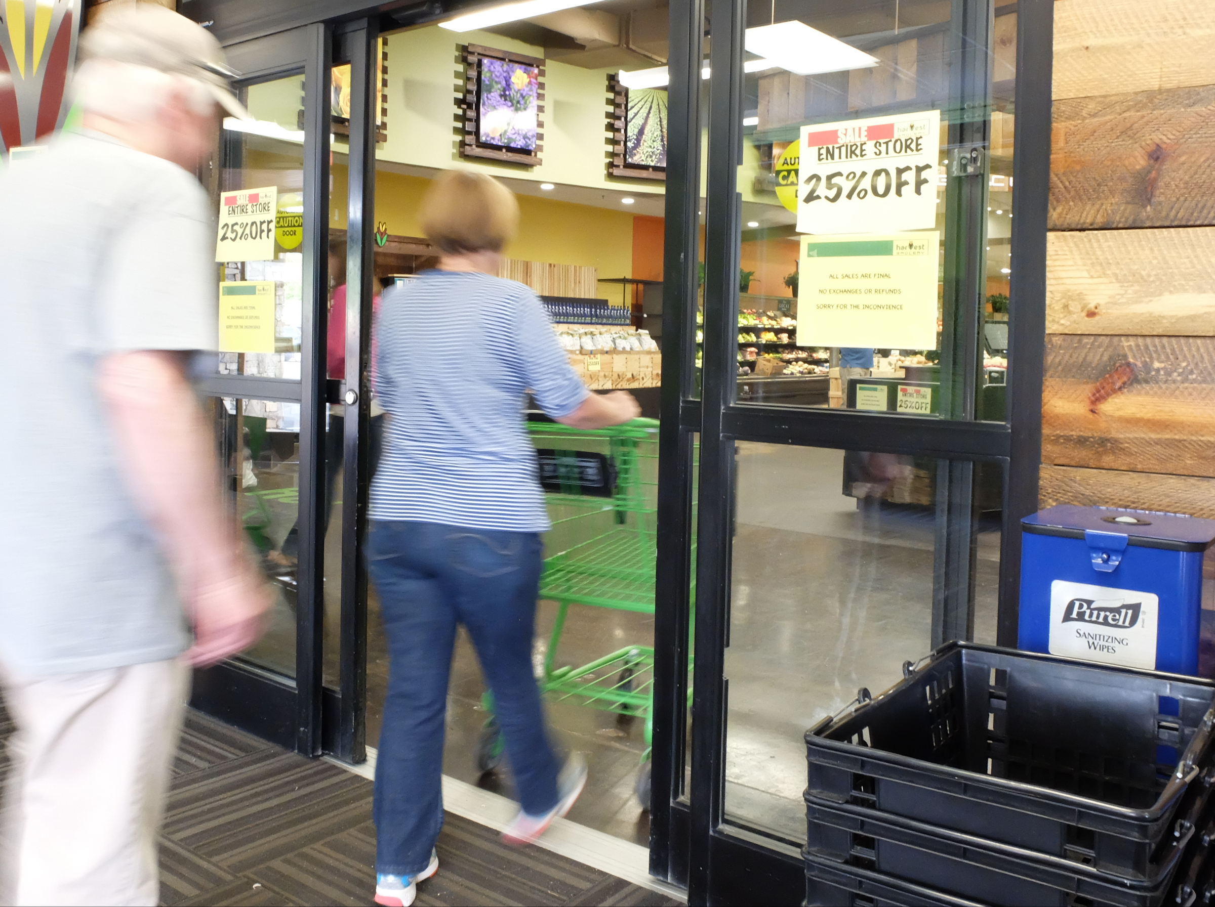 Everything at the Harvest Grocery on Hixson Pike is 25-percent off due to the closing of the store.