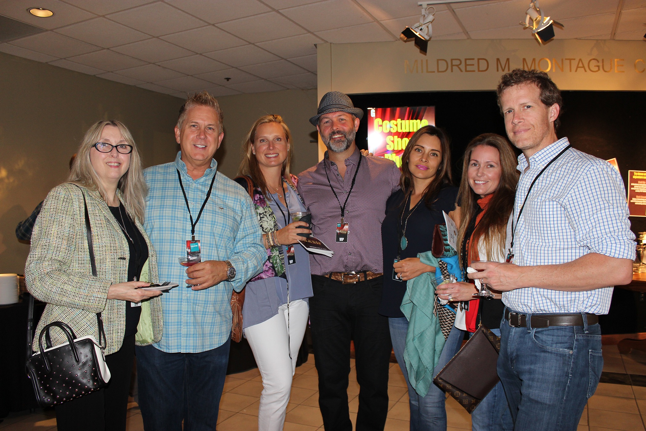 Kendra Rogers, Jimmy Adams, Jen Young, Dr. Jack Greer, Danielle Greer, Sonia Allan and Christian Allan, from left.