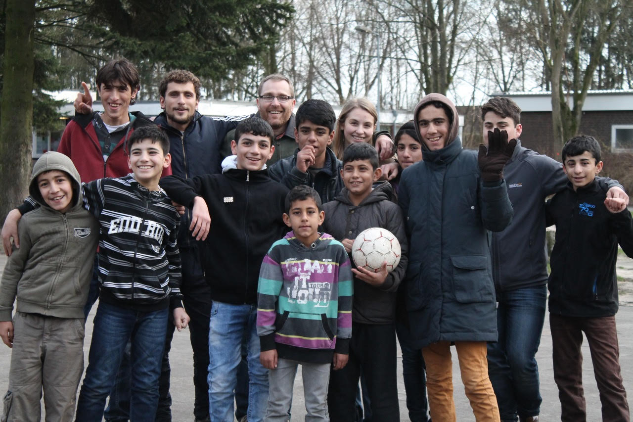Iraqi refugee children who fled their war-torn country are now staying in Osnabruck, Germany. This summer, Breakaway Outreach, a Cleveland, Tenn.-based Christian group, is taking them a collection of baseball equipment, T-shirts from Chattanooga attractions and sports teams and other items.