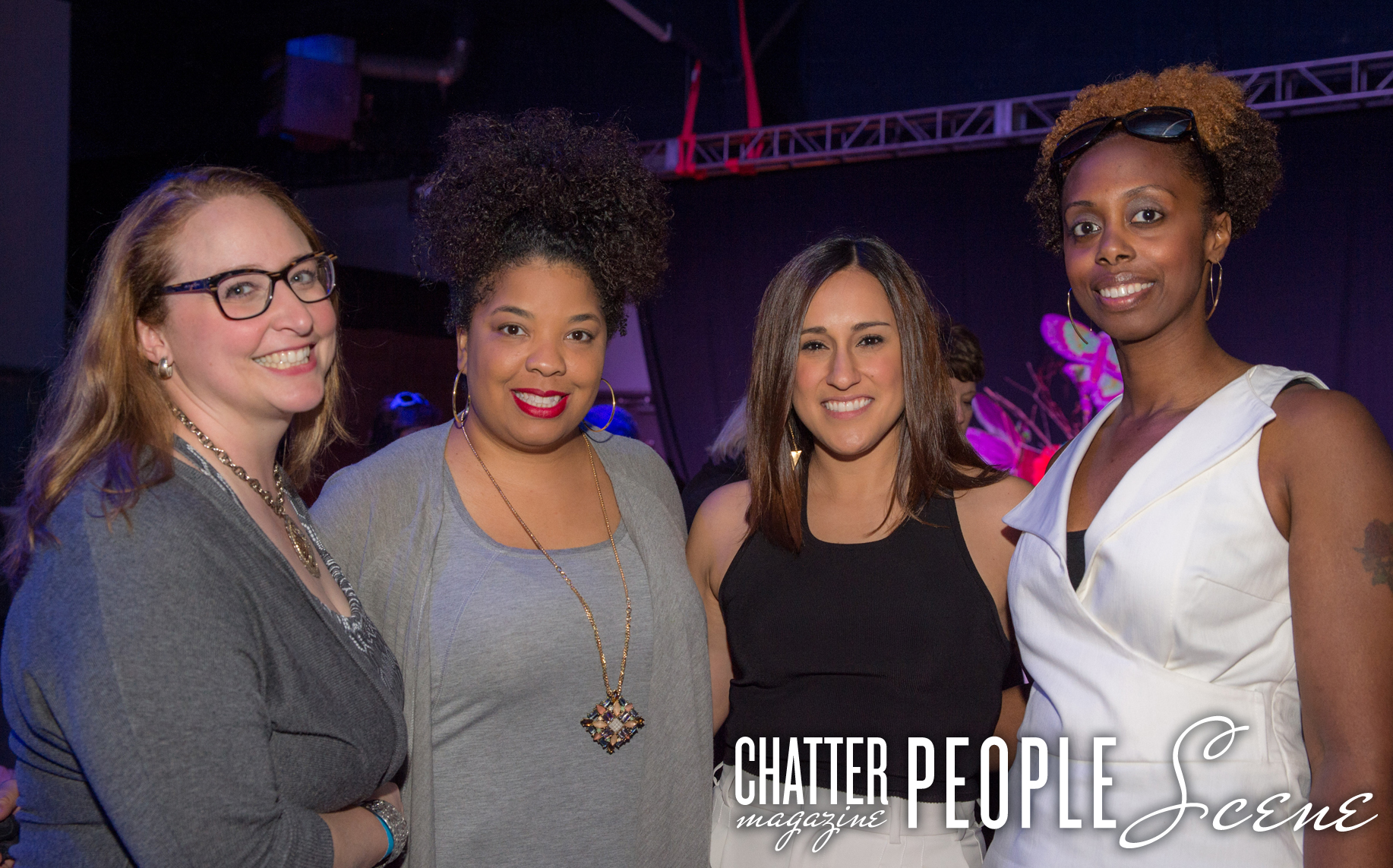 Chelsea Johnson, Carmen Davis, Claire Rossie and Ashley Williams