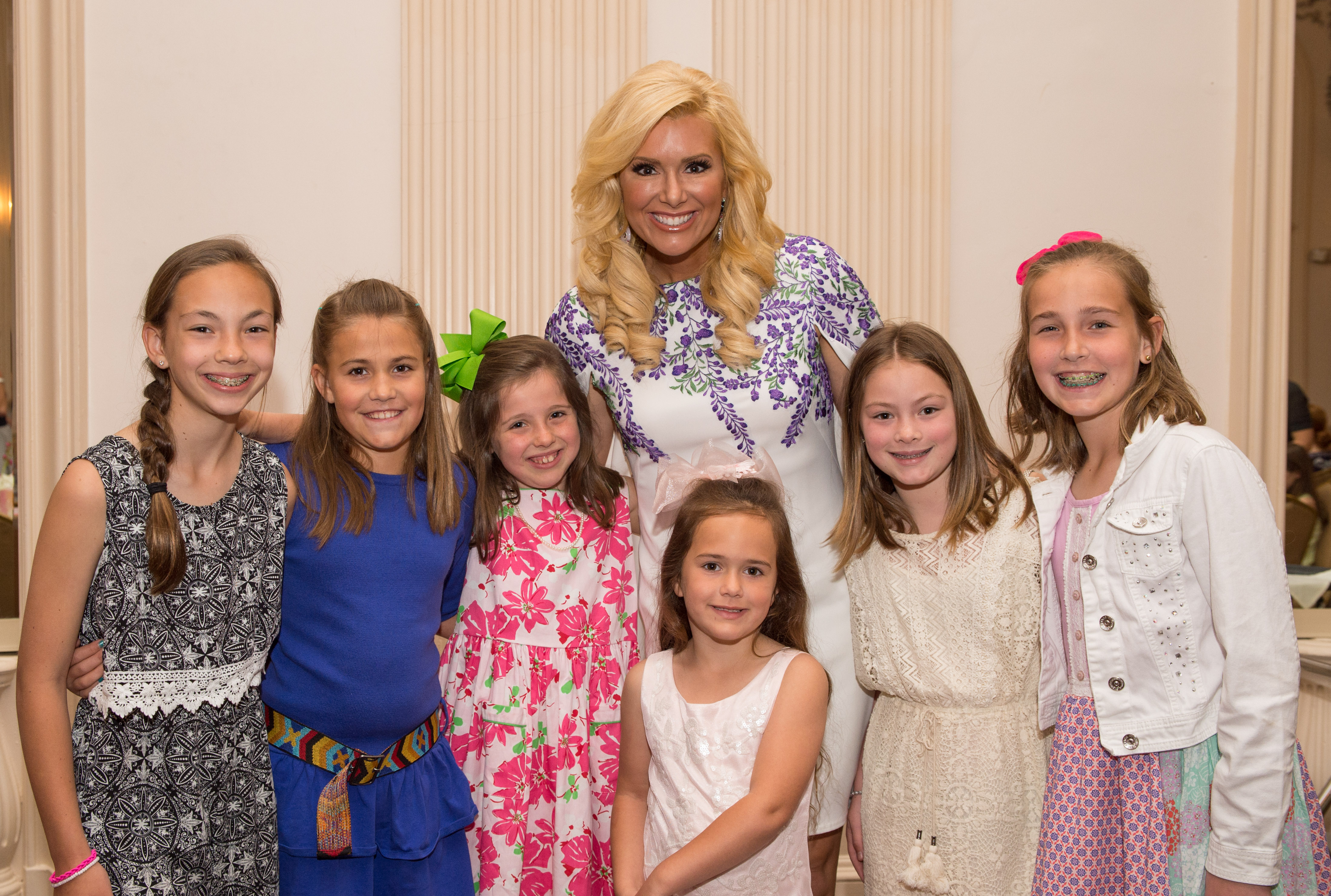 Jamie Butt, Jancey Robertson, Henley Robertson, Madeline DeMarcus, Allison DeMarcus, Lauren Butt and Riley Robertson